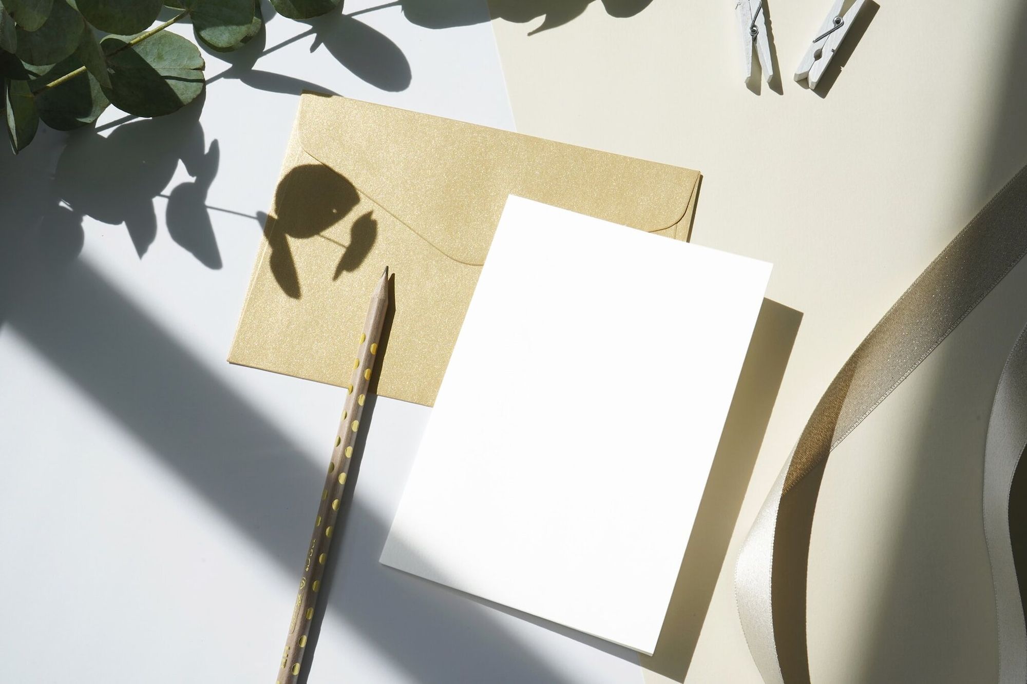 blank postcard ready for a QR code direct mail campaign