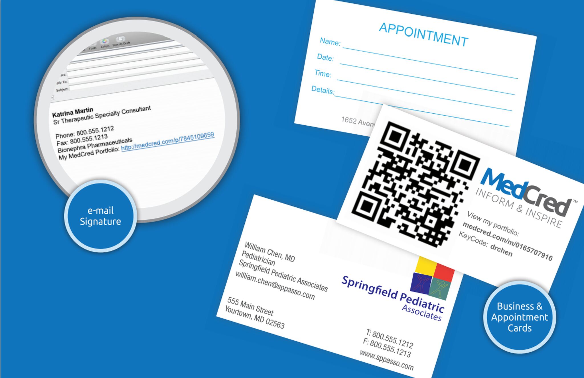 QR code usage in email signatures