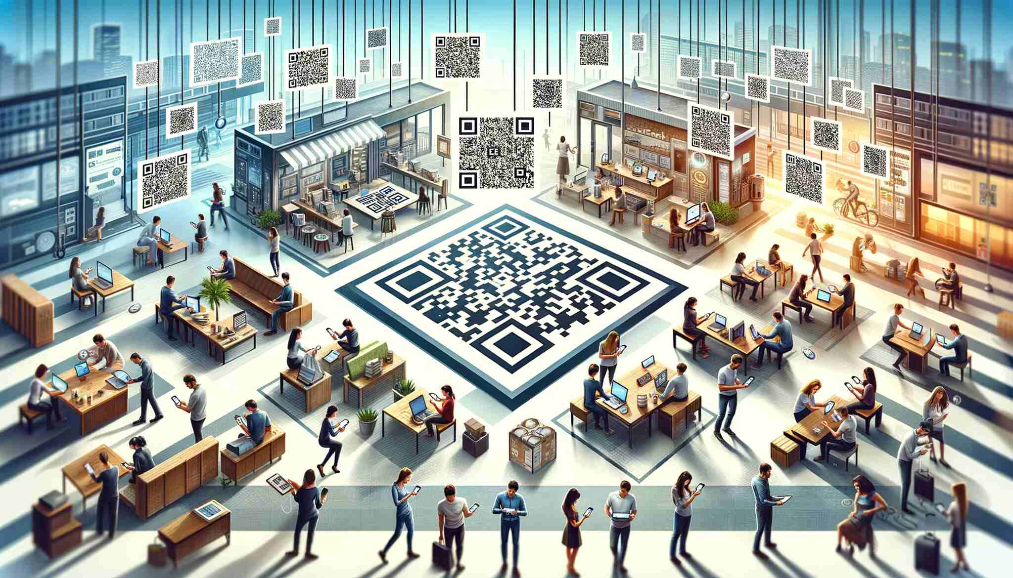 illustration of QR Code testing
