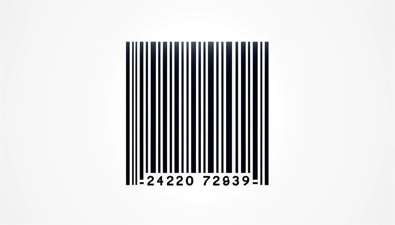 Example of a 1D linear barcode used on retail products