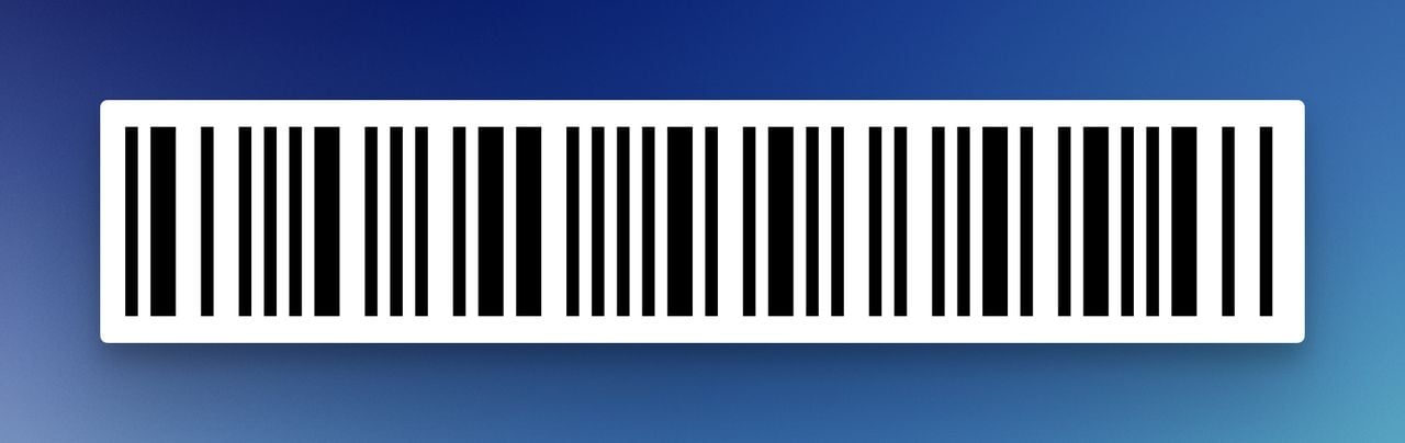 the CODABAR barcode view