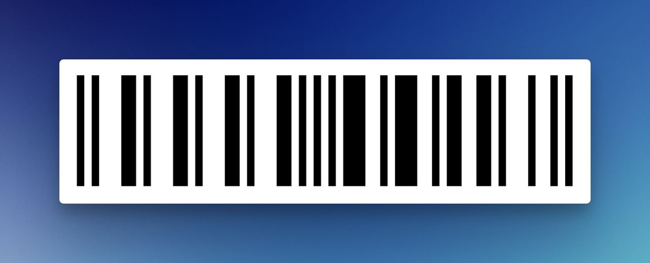 the EAN8 barcode view
