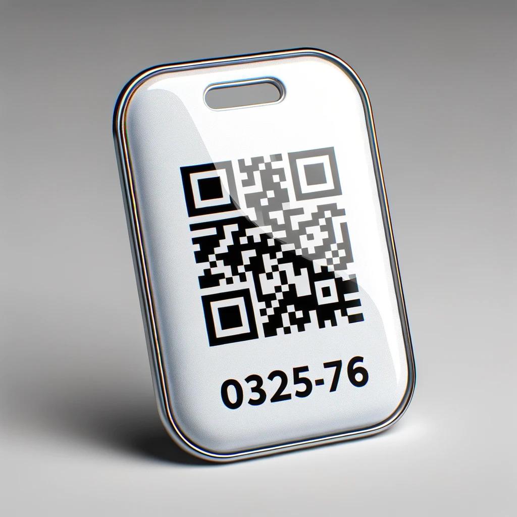 the representation of a QR code badge