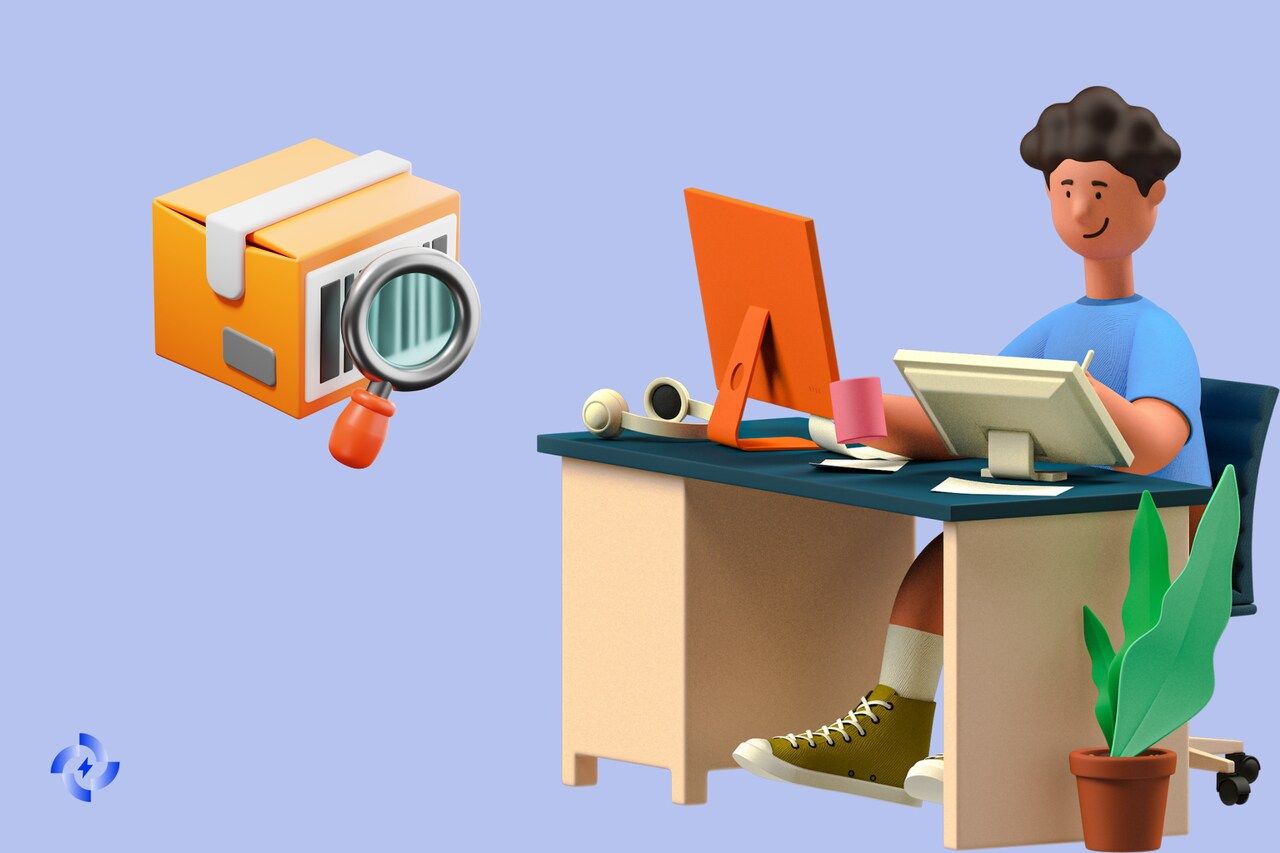 a small business owner dealing with a barcode inventory system