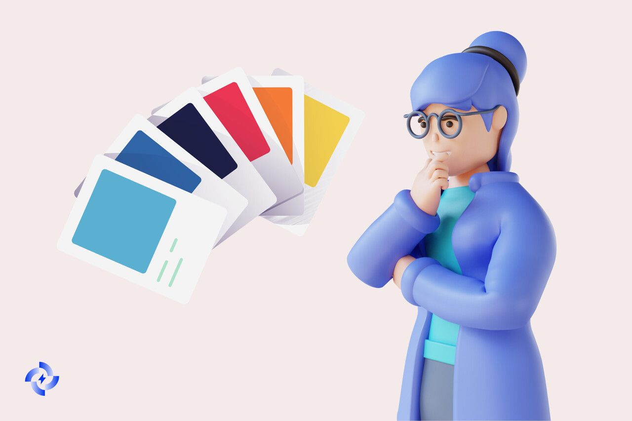 illustration of color samples showing scannable and non-scannable barcode color combinations