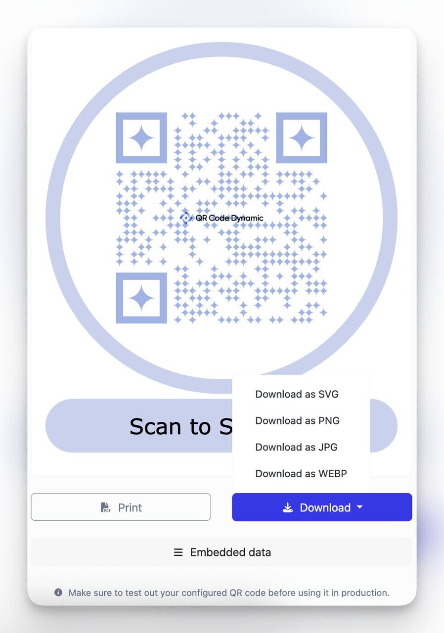 Download QR code