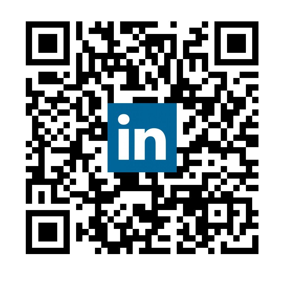 LinkedIn QR code example